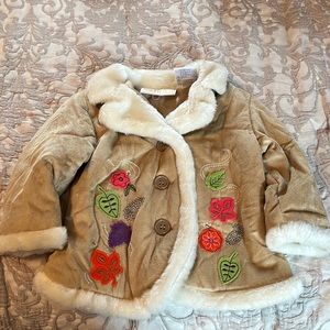 Beluga New York jacket, tan & embellished, size 12 mo, polyester. New. $80
